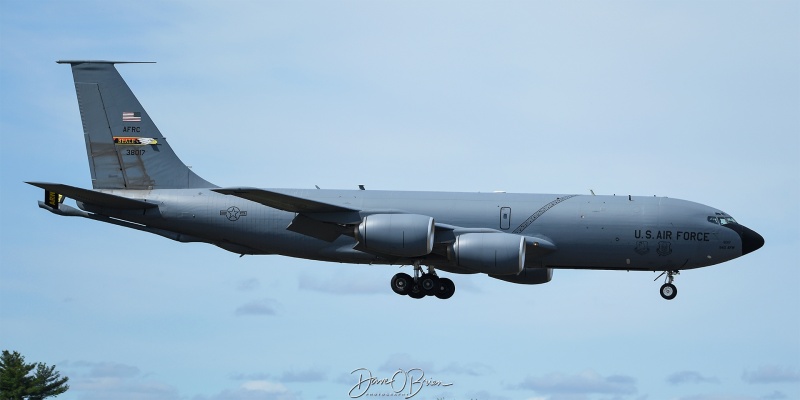 REACH842
63-8017 / KC-135R	
940th ARW / Beale AFB, CA
5/8/25
Keywords: Military Aviation, KPSM, Pease, Portsmouth Airport, KC-135R, 940th AW