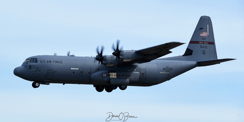 RHODY32
99-1432 / C-130J	
143rd AW / Quonset ANGB, RI
3/6/24
Keywords: Military Aviation, KPSM, Pease, Portsmouth Airport, C-130J, 143rd AW