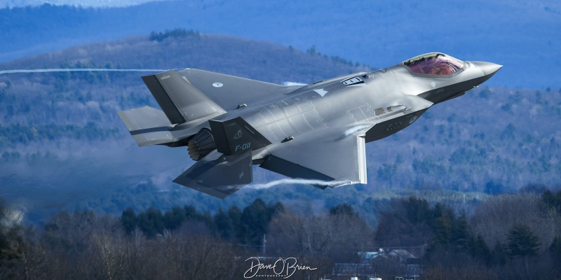 NAF326
F-011 / F-35A	
322sq / Leeuwarden AB, NLD
3/5/24
Keywords: Military Aviation, KBTV, Burlington Airport, Jets, F-35A, RNALF