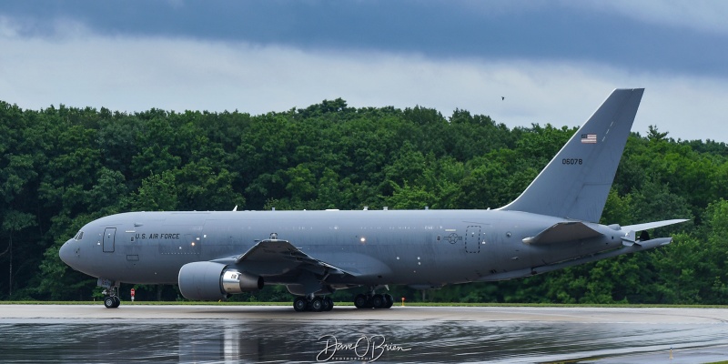 ROMA73
20-46078 / KC-46A	
60th AMW / Travis AFB, CA
7/13/24
Keywords: Military Aviation, KPSM, Pease, Portsmouth Airport, KC-46A Pegasus, 60th AMW