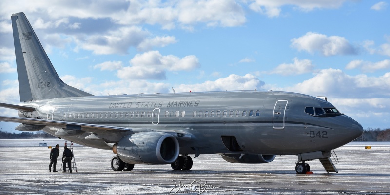 RUNNER04
170042 / C-40A	
VMR-1 / NAS JRB Fort Worth, TX
2/16/24 
Keywords: Military Aviation, KPSM, Pease, Portsmouth Airport, C-40A, VMR-1