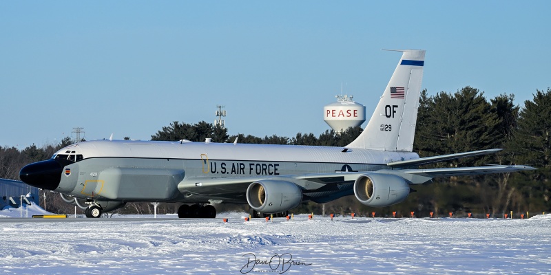 SNOOP55
62-4129 / TC-135W	
38th RS / Offutt AFB, NE
1/30/26
Keywords: Military Aviation, KPSM, Pease, Portsmouth Airport, TC-135W, 38th RS