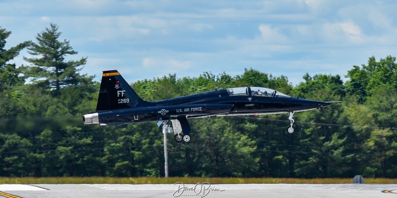 STEAK01
64-13269 / T-38A	
7th FTS / JB Langley–Eustis, VA
6/10/24
Keywords: Military Aviation, KPSM, Pease, Portsmouth Airport, T-38 Talon, 7th FTS