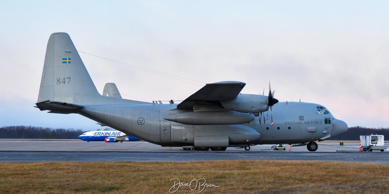 SVF807
84006 / C-130H	
71st Airlift Sq / Swedish AF
3/6/24
Keywords: Military Aviation, KPSM, Pease, Portsmouth Airport, C-130, Swedish Air Force