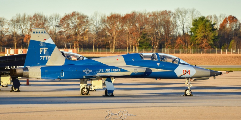 SWAMP01
68-8204 / T-38A	
7th FTS / JB Langley–Eustis, VA
11/9/24
Keywords: Military Aviation, KPSM, Pease, Portsmouth Airport, T-38 Talon, 7th FTS