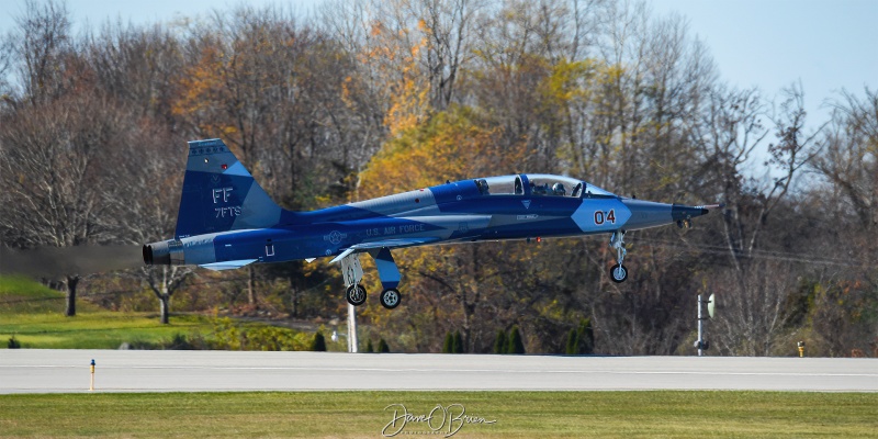 SWAMP01
68-8204 / T-38A	
7th FTS / JB Langley–Eustis, VA
11/8/24
Keywords: Military Aviation, KPSM, Pease, Portsmouth Airport, T-38 Talon, 7th FTS