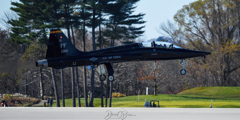 SWAMP02
68-8185 / T-38A	
7th FTS / JB Langley–Eustis, VA
11/8/24
Keywords: Military Aviation, KPSM, Pease, Portsmouth Airport, T-38 Talon, 7th FTS