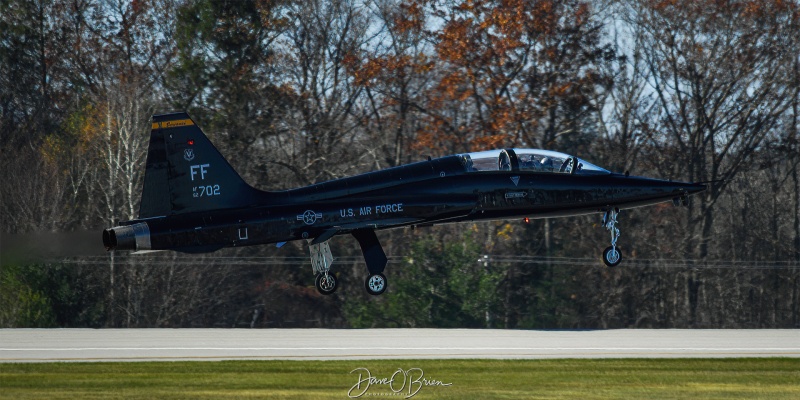 SWAMP03
62-3702 / T-38A	
7th FTS / JB Langley–Eustis, VA
11/8/24
Keywords: Military Aviation, KPSM, Pease, Portsmouth Airport, T-38 Talon, 7th FTS