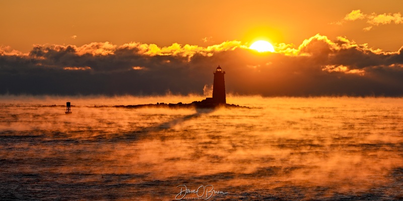 Only chance for Sea Smoke 
Sunrise off Whaleback Lighthouse
1/24/26
Keywords: New Hampshire, Sea Smoke, Sunrise, Whaleback Lighthouse