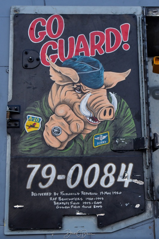 TABOR51 door art
79-0084 / A-10C	
190th FS / Gowen Field ANGB, ID
10/15/25
Keywords: Military Aviation, KPSM, Pease, Portsmouth Airport, A-10C, 190th FS