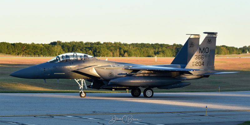 TBOLT11 
87-0204 / F-15E	
389th FS / Mountain Home AFB, ID
9/19/26
Keywords: Military Aviation, KPSM, Pease, Portsmouth Airport, F-15E, 389th FS