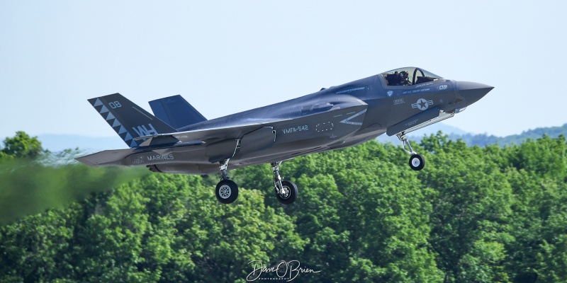 TIGER21
170071 / F-35B	/ WH-08
VMFA-542 / MCAS Cherry Point	
5/31/24
Keywords: Military Aviation, KBTV, Burlington Airport, Jets, F-35B, VMFA-542