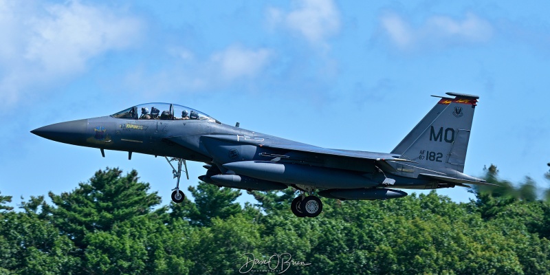 TREND13
87-0182 / F-15E	
389th FS / Mountain Home AFB, ID
9/18/26
Keywords: Military Aviation, KPSM, Pease, Portsmouth Airport, F-15E, 389th FS