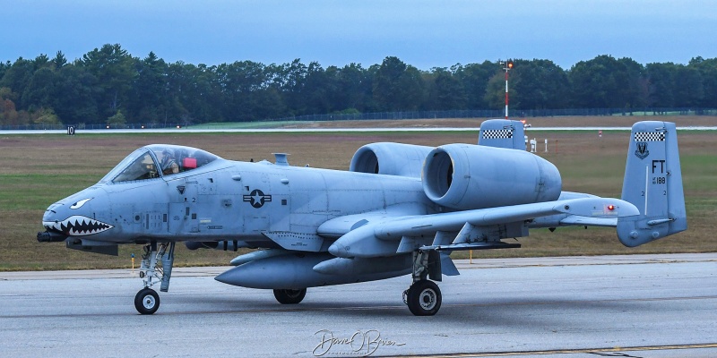 TREND64
80-0188 / A-10C
75th FS / Moody AFB, GA
9/24/25
Keywords: Military Aviation, KPSM, Pease, Portsmouth Airport, A-10C Warthog, 75th FS