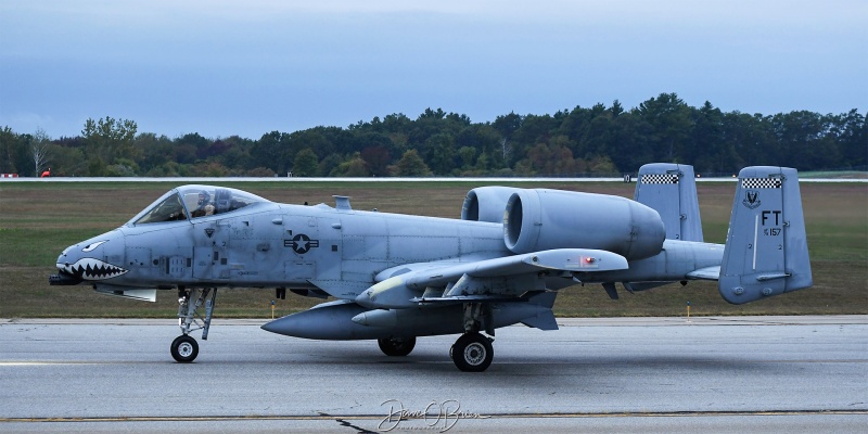 TREND67
79-0157 / A-10C
75th FS / Moody AFB, GA
9/24/25
Keywords: Military Aviation, KPSM, Pease, Portsmouth Airport, A-10C Warthog, 75th FS