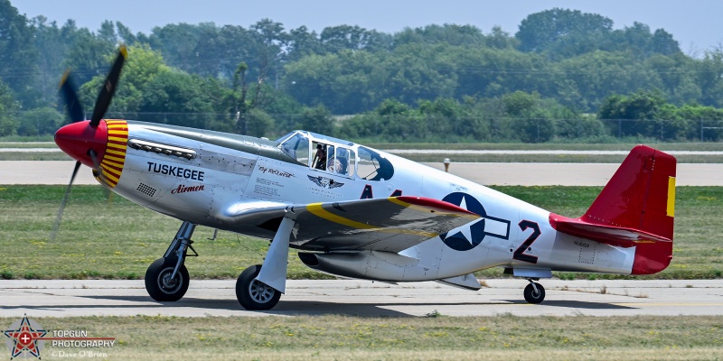 Tuskegee  Airman
N61429 / P-51D	
Air Power Heritage Flying Museum / Dallas, TX
7/20/26
Keywords: KOSH, Oshkosh, EAA Air Adventure, Air Show, P-51D, Tuskegee Airman