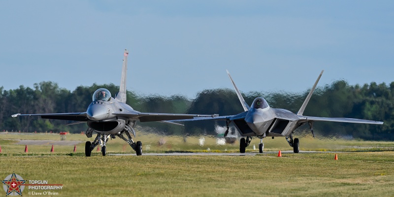 VIPER1  & RAPTOR DEMO
F-16C / 01-7052
06-4122 / F-22A
7/23/26
Keywords: Military Aviation, KOSH, Oshkosh, EAA Air Adventure, Air Show, F-22 Demo, F-16 Demo
