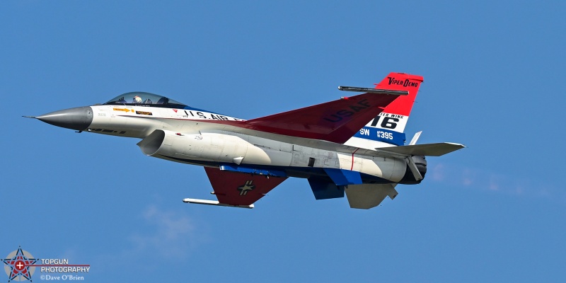 Viper1
91-0395 / F-16C	
55th FS / Shaw AFB, SC
7/20/26
Keywords: Military Aviation, KOSH, Oshkosh, EAA Air Adventure, Air Show, F-16 Demo, 55th FS
