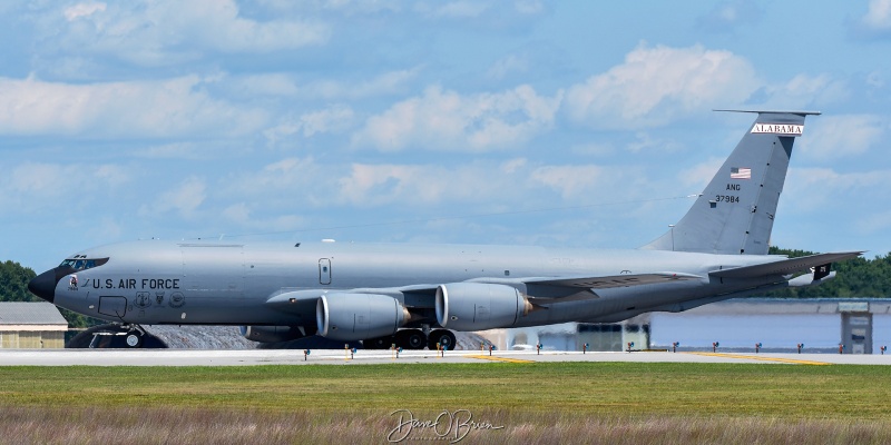 WIDE33	
63-7984 / KC-135R	
106th ARS / Sumpter Smith ANGB, AL
8/10/24
Keywords: Military Aviation, KPSM, Pease, Portsmouth Airport, KC-135R,