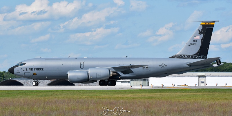 WIDE44	
58-0057 / KC-135R	
174th ARS / Sioux City ANGB, IA
8/11/24
Keywords: Military Aviation, KPSM, Pease, Portsmouth Airport, KC-135R, 174th ARS