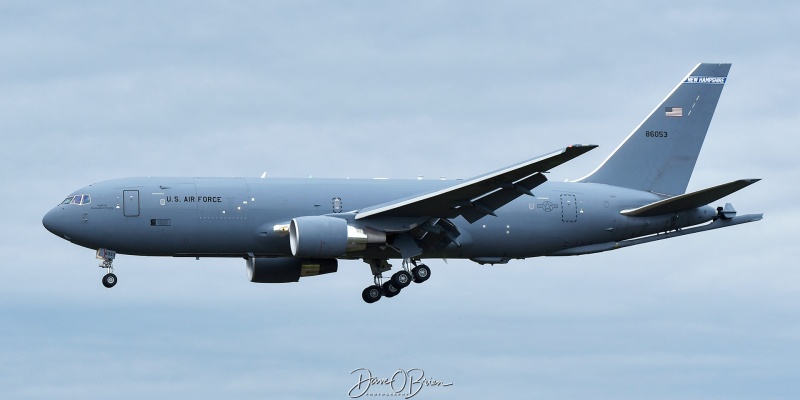 ZOMBIE11
18-46053 / KC-46A	
157th ARW / Pease ANGB, NH
6/29/24
Keywords: Military Aviation, KPSM, Pease, Portsmouth Airport, KC-46A Pegasus, 157th ARW